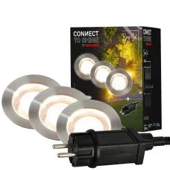 Upotettava LED-kohdevalaisin 3914032 IP67 12 V, 3 kpl:n aloituspaketti, 4,5 cm,