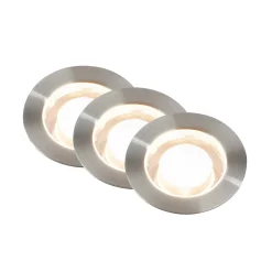 Upotettava LED-kohdevalaisin 3913032 IP67 12 V, 3-paikkainen laajennusosa 3 cm,