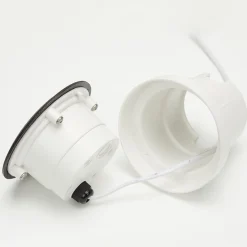 Upotettava LED-lattiavalaisin Ceci 120-2L, musta CCT
