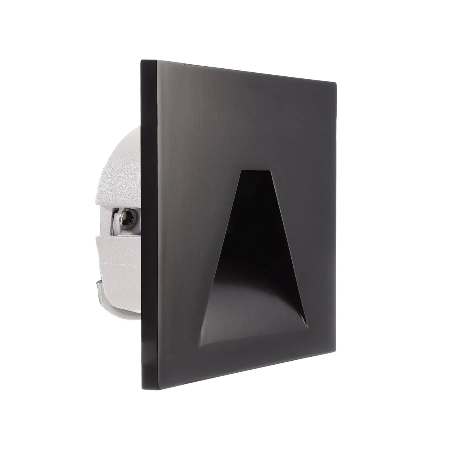 UPOTETTAVA LED-SEINÄVALAISIN SET Alwaid musta 8x8 cm kulma 2,700 K