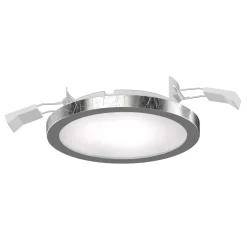 Upotettava LED-valo Lightme Aqua Pur Ø11,2cm hopea