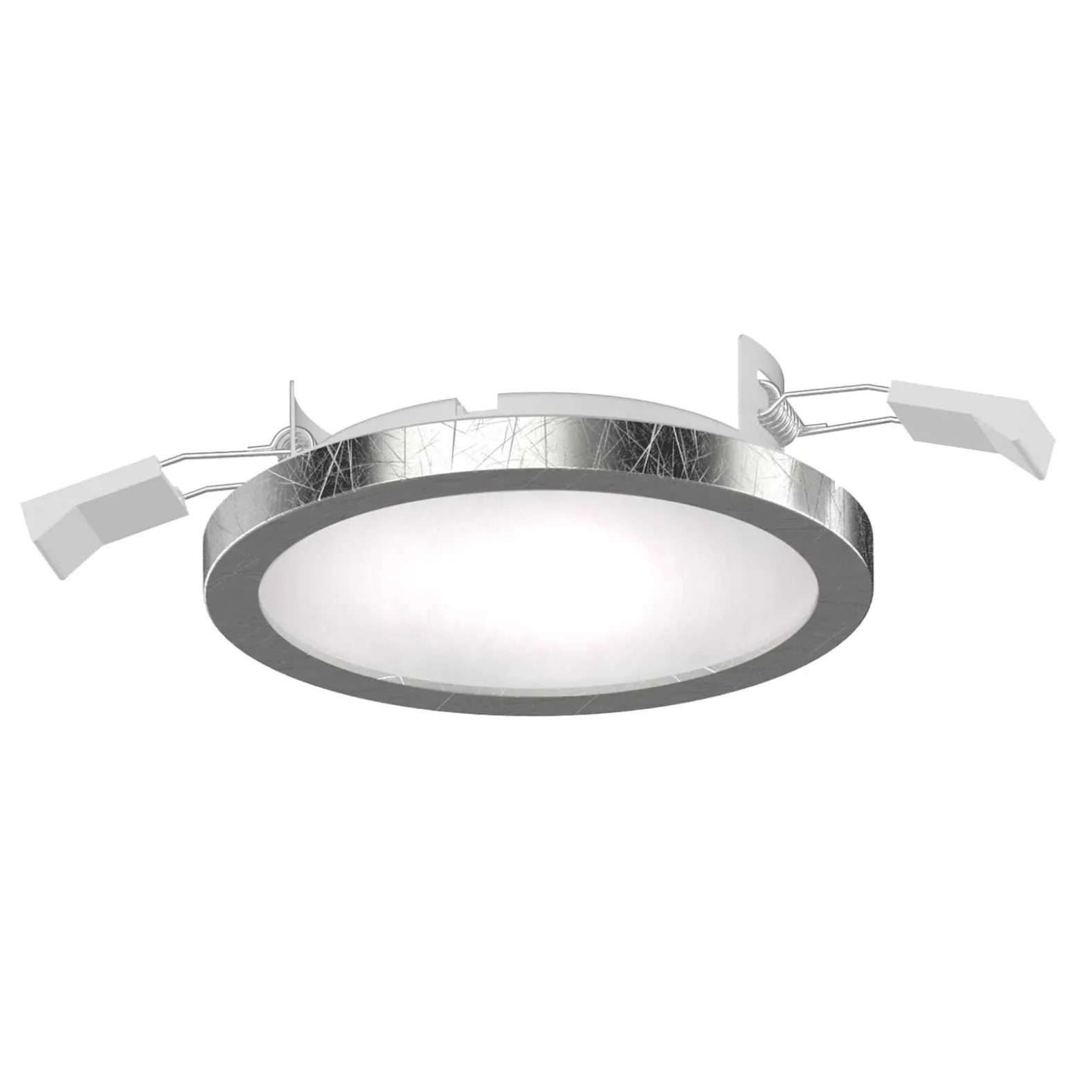 Upotettava LED-valo Lightme Aqua Pur Ø11,2cm hopea