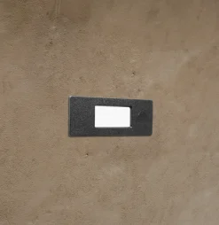 Upotettava valaisin Nina IP55 musta/opal 15 cm R7S CCT synteettinen hartsi