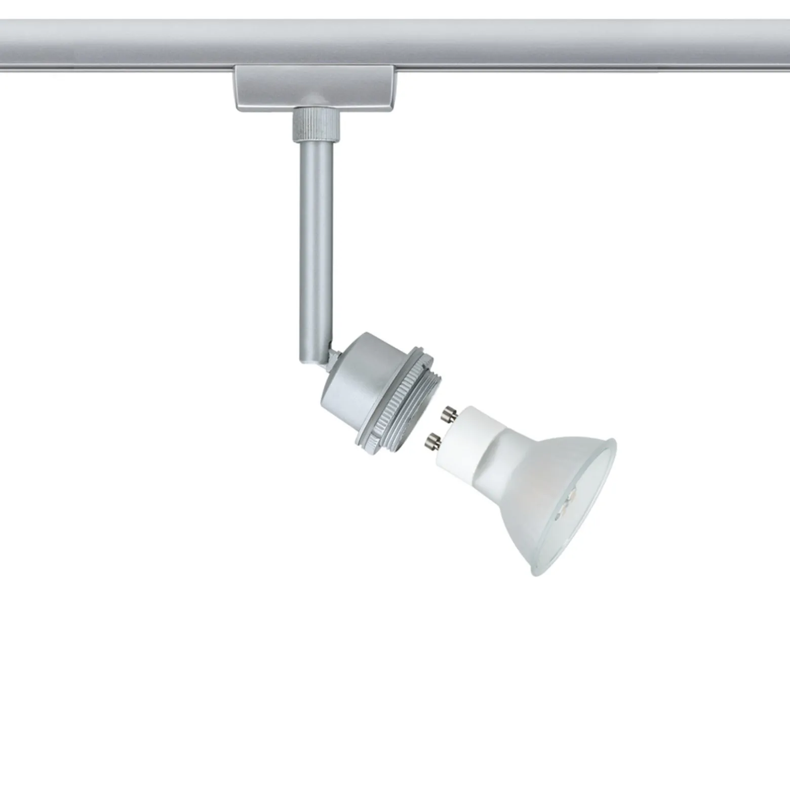 URail LED-spotti 3,5 W GZ10 kromi matta URail LED-spotti 3,5 W GZ10 kromi