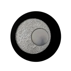 Urano LED-seinävalaisin, ruskea-musta/hopea, Ø 85 cm, rautainen