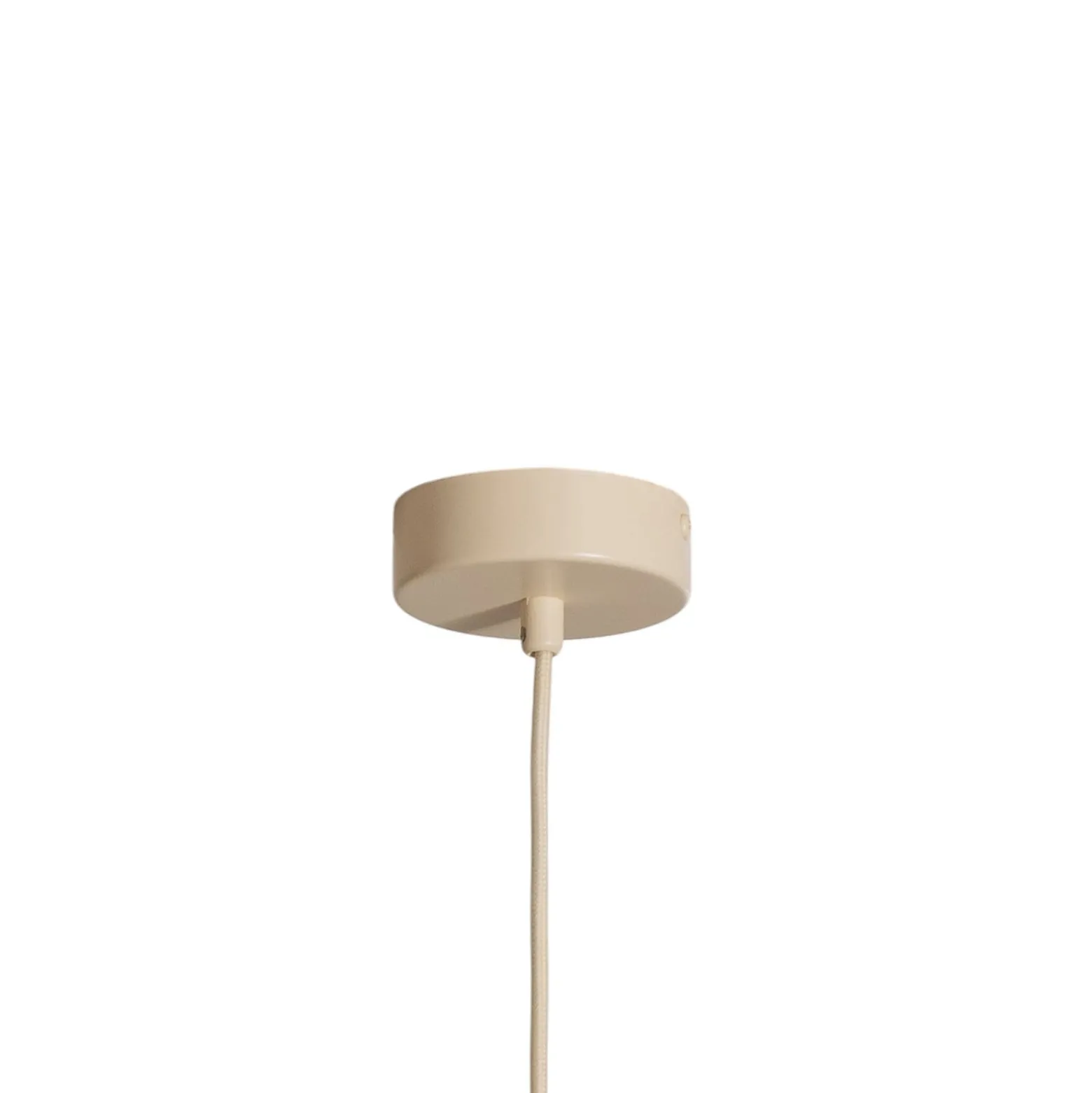 Uto-riippuvalaisin, beige/punainen, Ø 30 cm, metalli