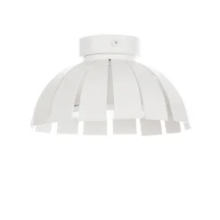 Valkoinen LED-designer kattovalaisin Loto, 20 cm