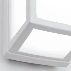 Valkoinen LED-ulkoseinävalaisin Bob IP54 alumiinia