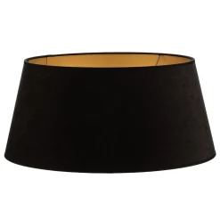 Varjostin Cone korkeus 25,5 cm, musta/kultainen