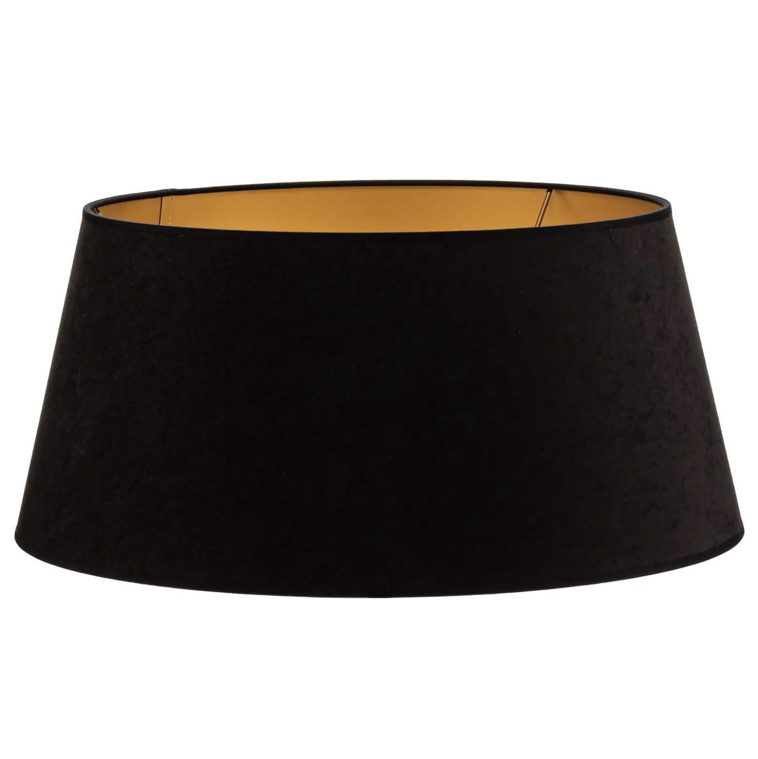Varjostin Cone korkeus 25,5 cm, musta/kultainen