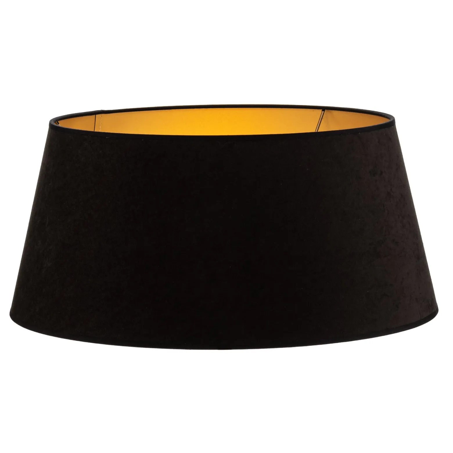 Varjostin Cone korkeus 25,5 cm, musta/kultainen