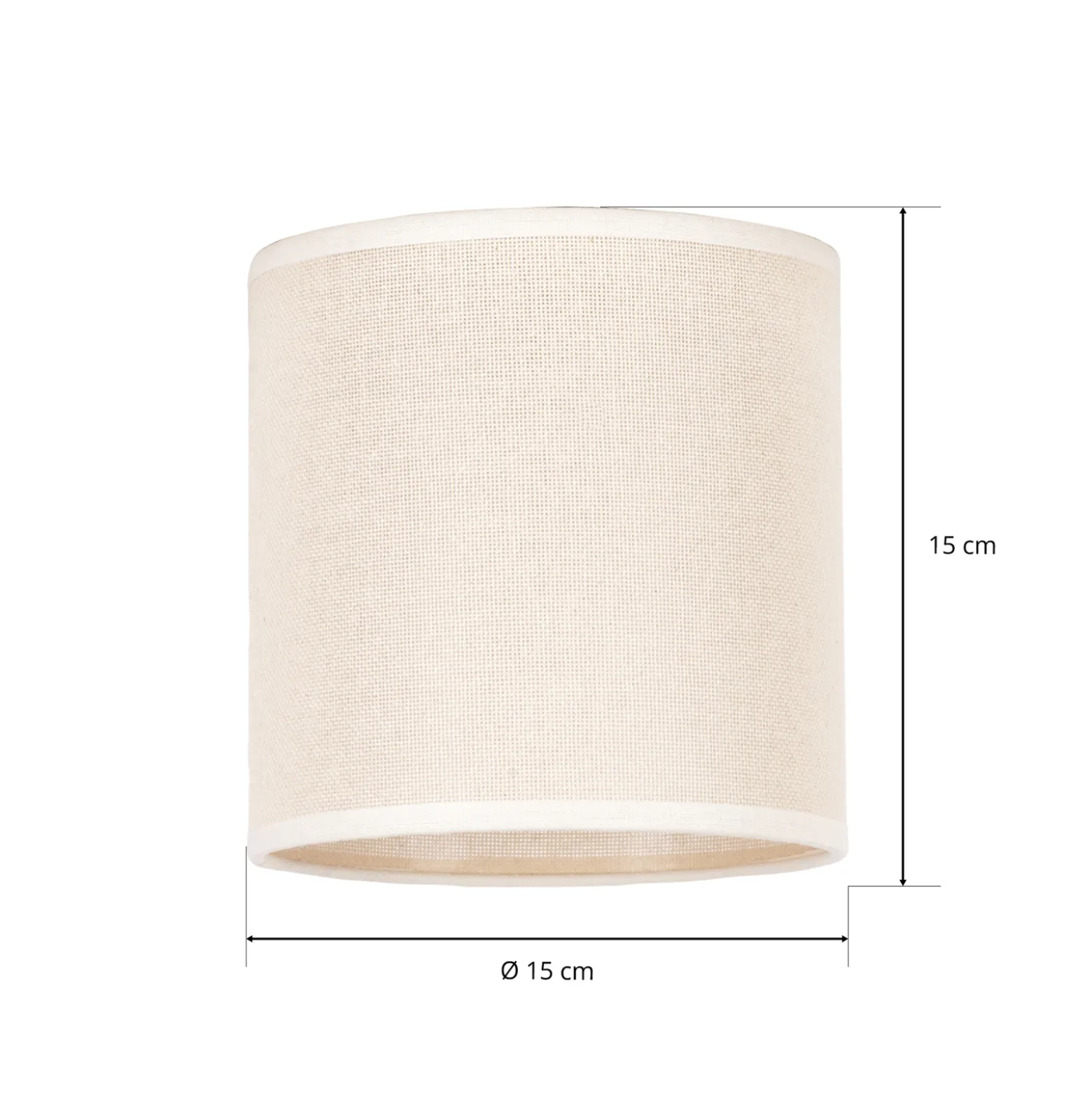 Varjostin Roller, beige, Ø 15 cm, korkeus 15 cm