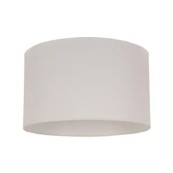Varjostin, väri Ivory, kermanvärinen, halkaisija 60 cm, korkeus 35 cm, kangas