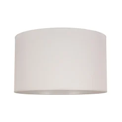 Varjostin, väri Ivory, kermanvärinen, halkaisija 60 cm, korkeus 35 cm, kangas