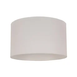 Varjostin, väri Ivory, kermanvärinen, halkaisija 60 cm, korkeus 35 cm, kangas