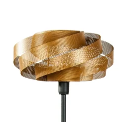 Vento-maavalaisin, musta/kultainen, metalli, Ø 40 cm, E27