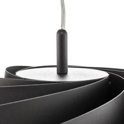 Vento riippuvalaisin, musta, Ø 50 cm, metalli, E27