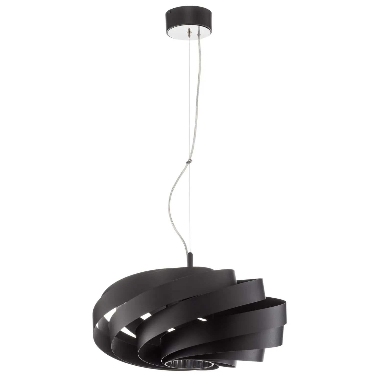Vento riippuvalaisin, musta, Ø 50 cm, metalli, E27