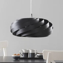 Vento riippuvalaisin, musta, Ø 60 cm, metalli, E27