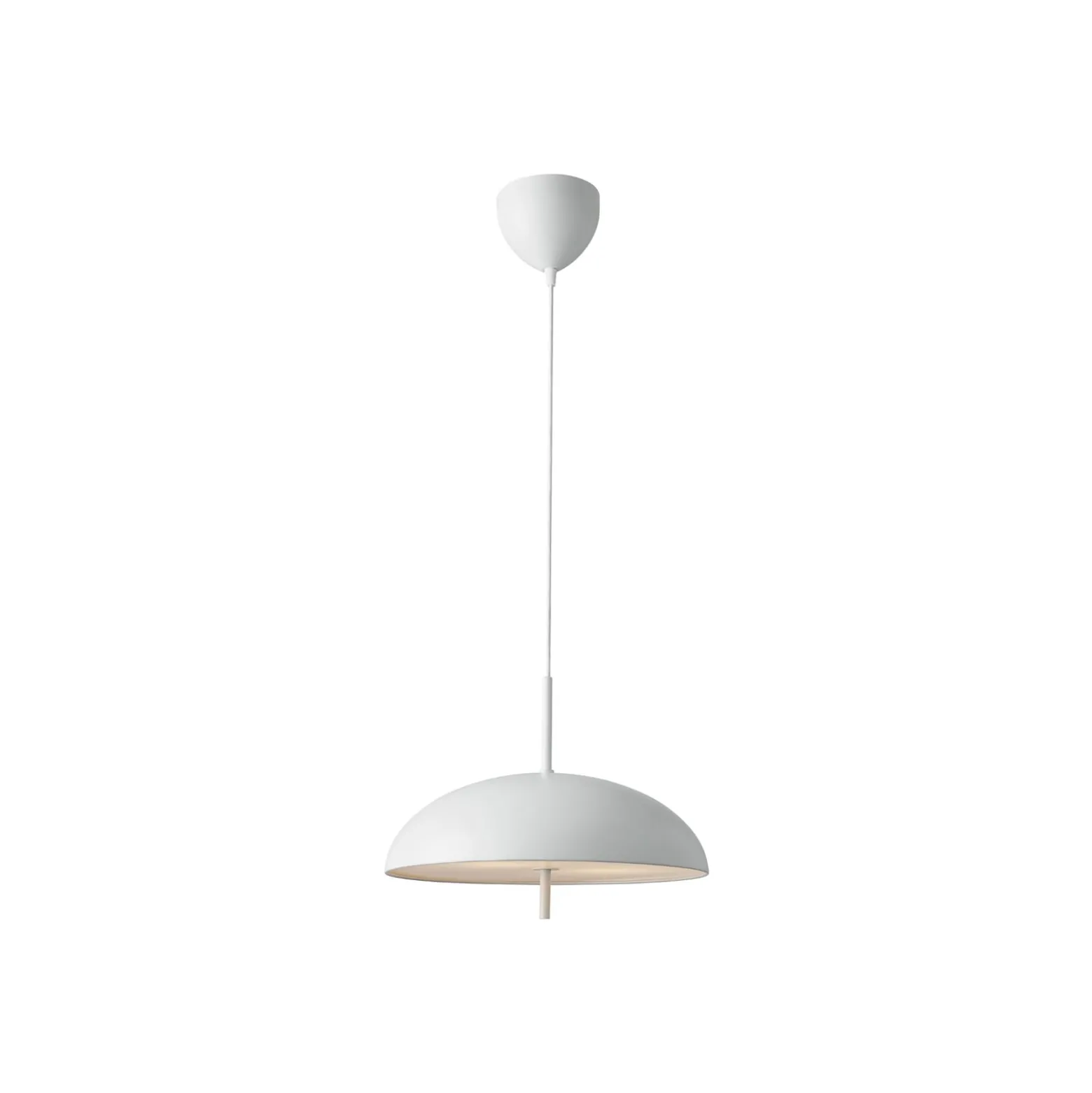 Versale-riippuvalaisin, valkoinen, Ø 35 cm, metalli, 2 x E27