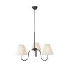 Veya-riippuvalaisin, beige, pellava, Ø 90 cm, E14