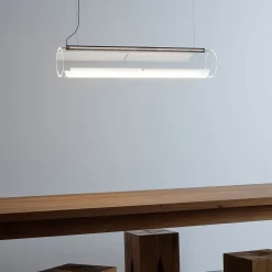 Vibia Guise 2277 LED-riippuvalaisin, pituus 89 cm