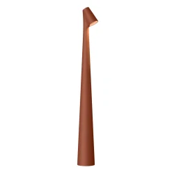 Vibia LED-akkukäyttöinen pöytävalaisin Africa, korkeus 45 cm, terrakotta