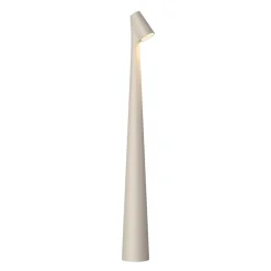 Vibia LED-akkupöytävalaisin Africa, korkeus 45 cm, vaaleanbeige