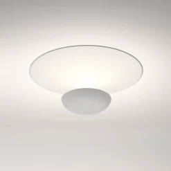 Vibia LED-kattovalaisin Funnel, valkoinen, alumiini, Ø 35 cm, 2700 K