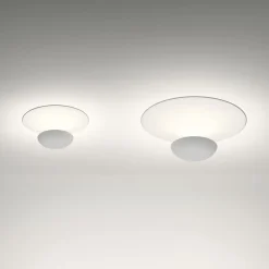 Vibia LED-kattovalaisin Funnel, valkoinen, alumiini, Ø 35 cm, 2700 K