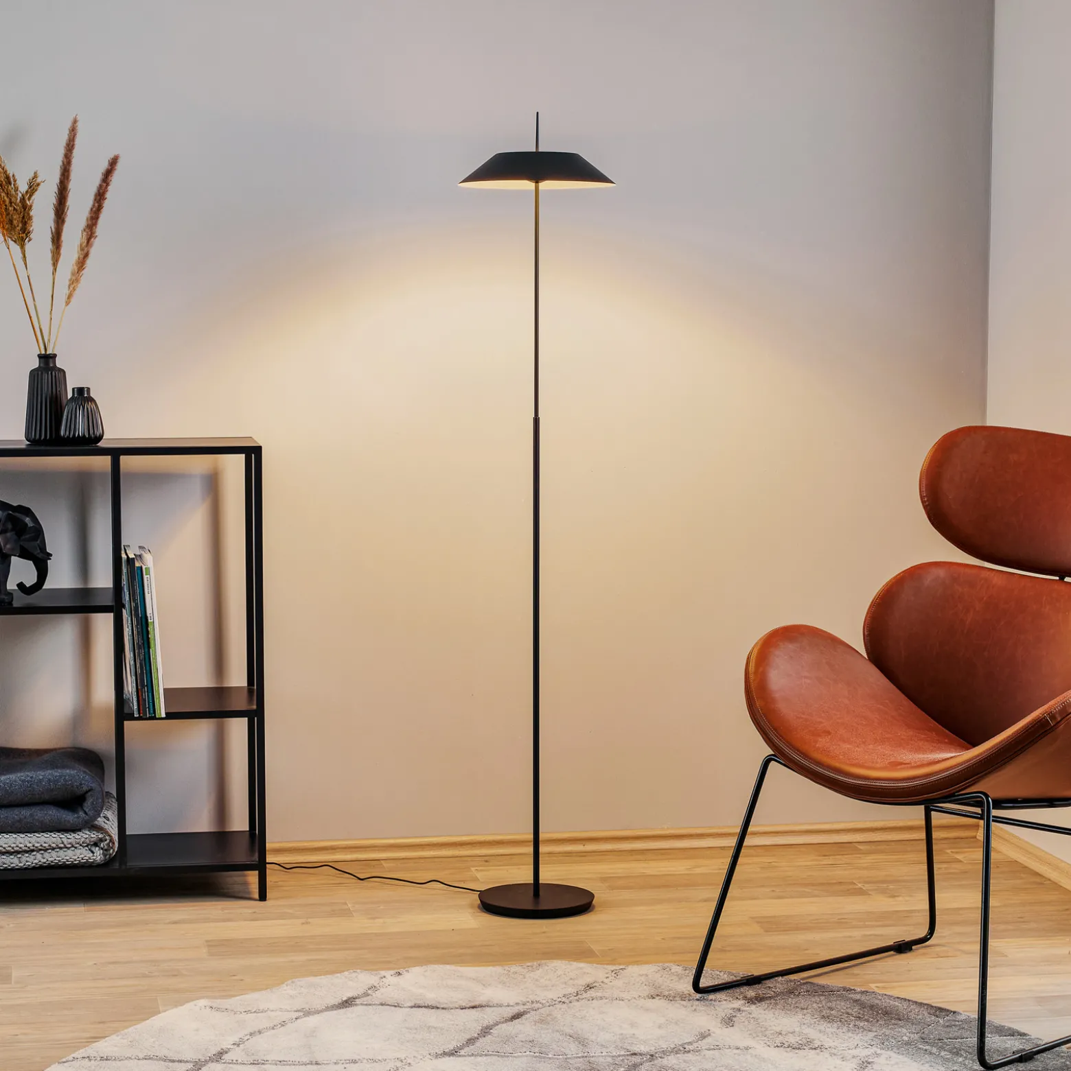 Vibia Mayfair - LED-lattiavalaisin, grafiitinharmaa