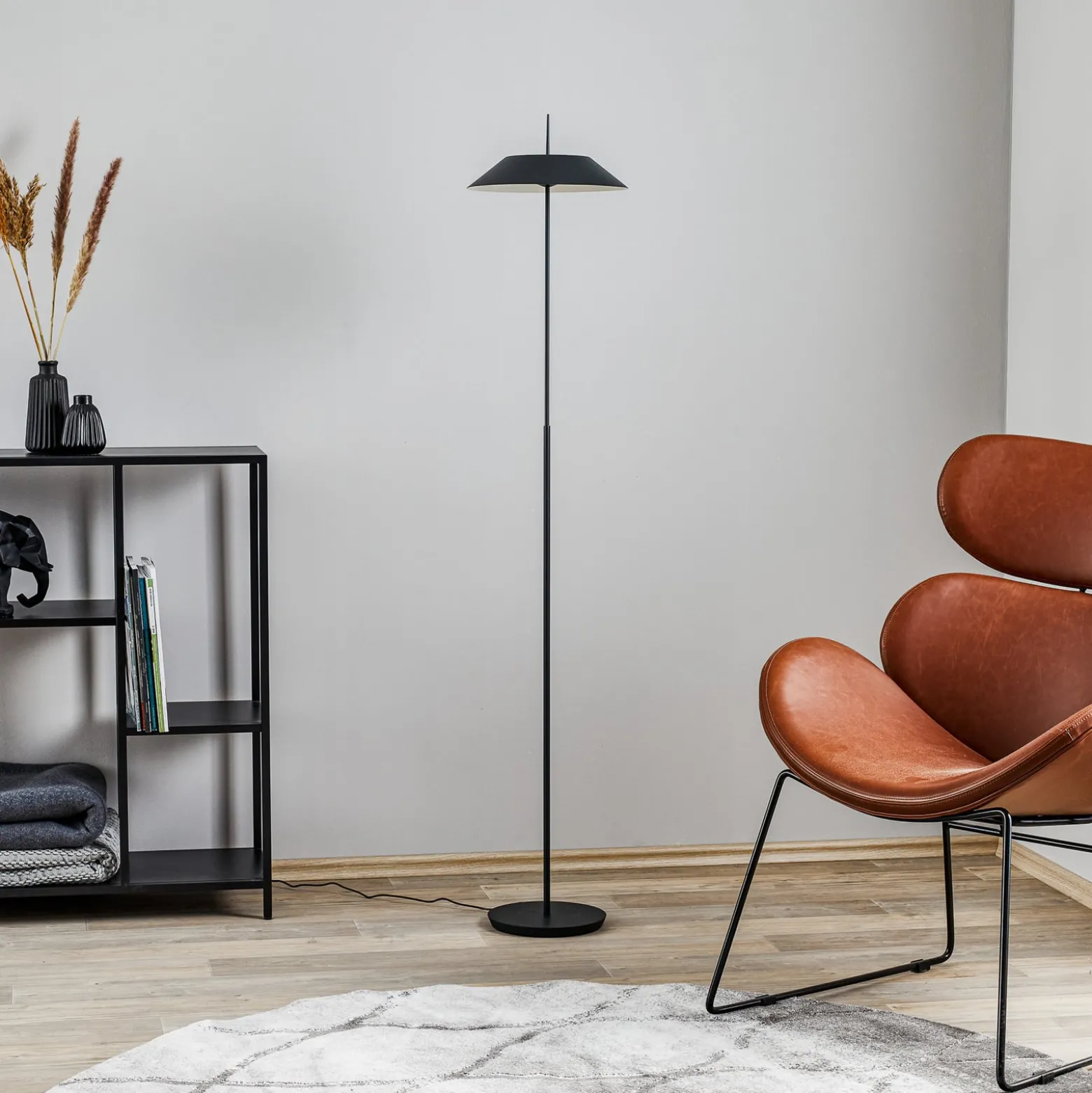 Vibia Mayfair - LED-lattiavalaisin, grafiitinharmaa