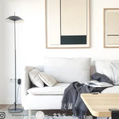 Vibia Mayfair - LED-lattiavalaisin, grafiitinharmaa