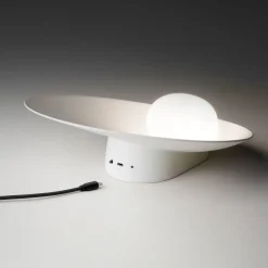 Vibia Musa 7404 pöytälamppu, paristot, kyyhky