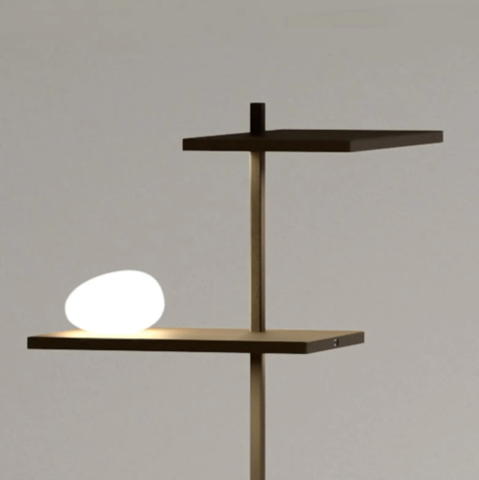 Vibia Suite monitoiminen LED-lattiavalaisin 133 cm