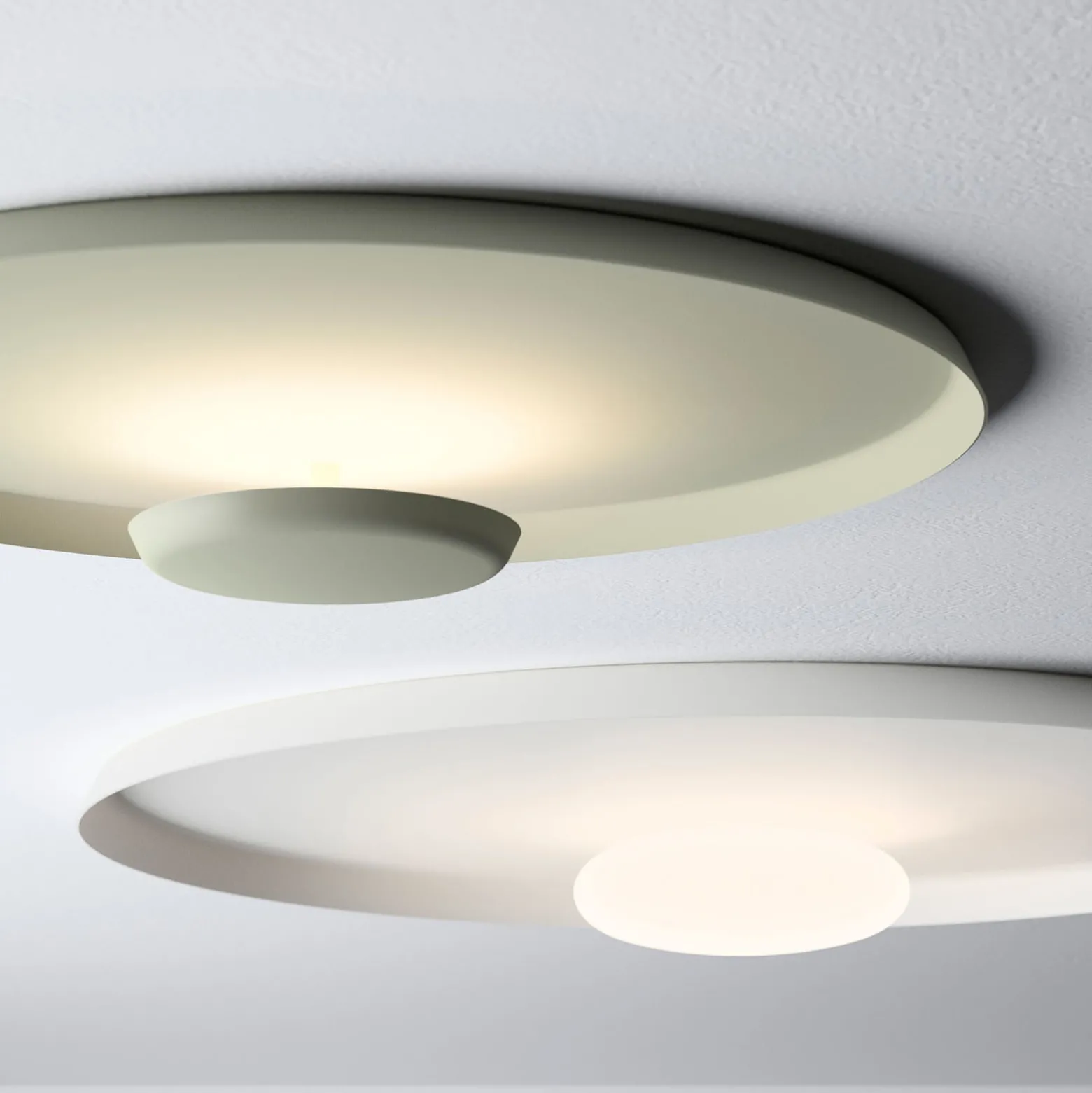 Vibia Top LED-seinävalaisin Ø 60 cm valkoinen