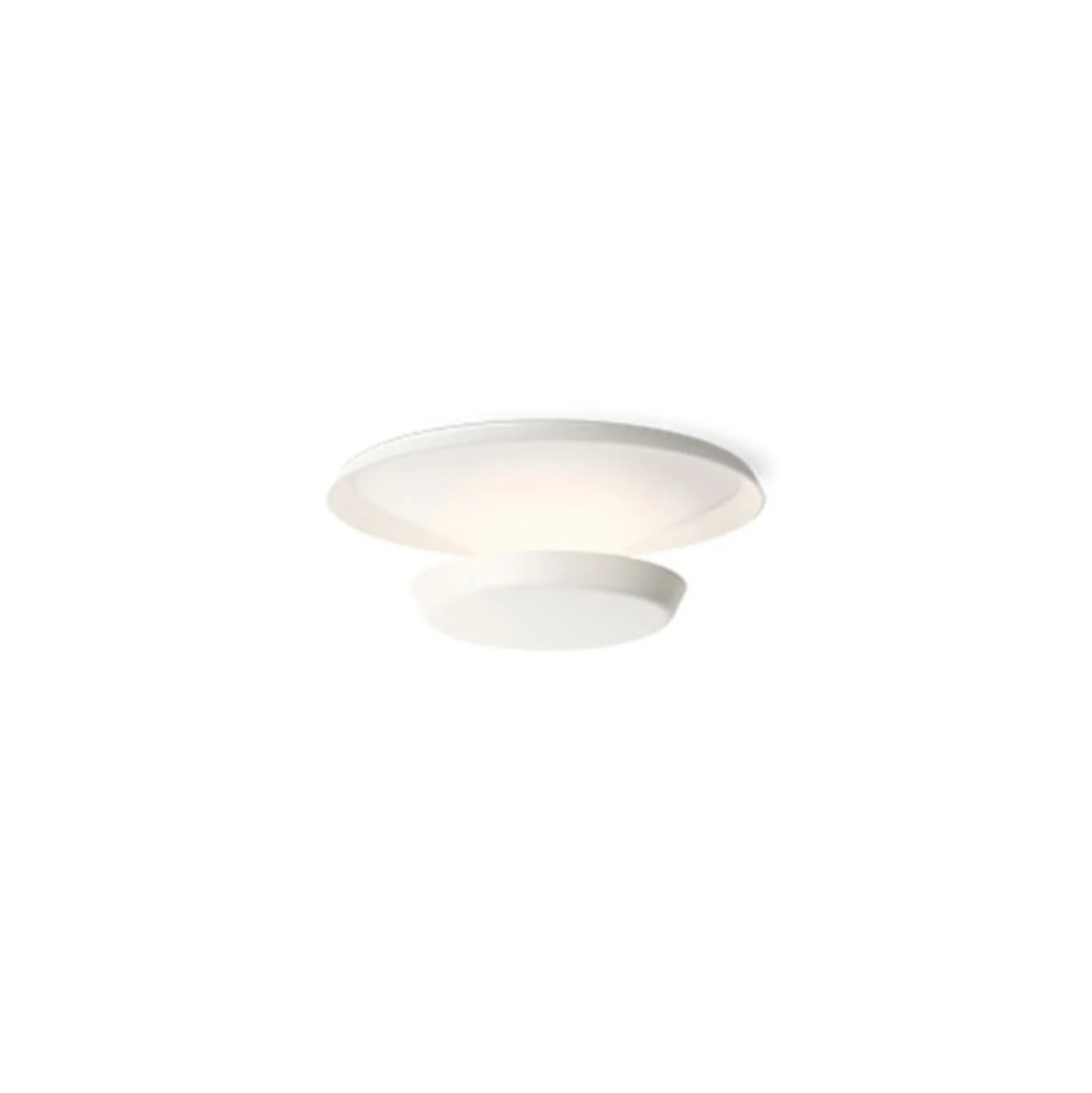 Vibia Top LED-seinävalaisin Ø 17 cm valkoinen