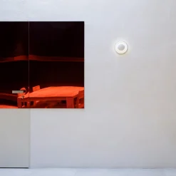 Vibia Top LED-seinävalaisin Ø 17 cm valkoinen