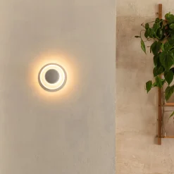 Vibia Top LED-seinävalaisin Ø 17 cm valkoinen