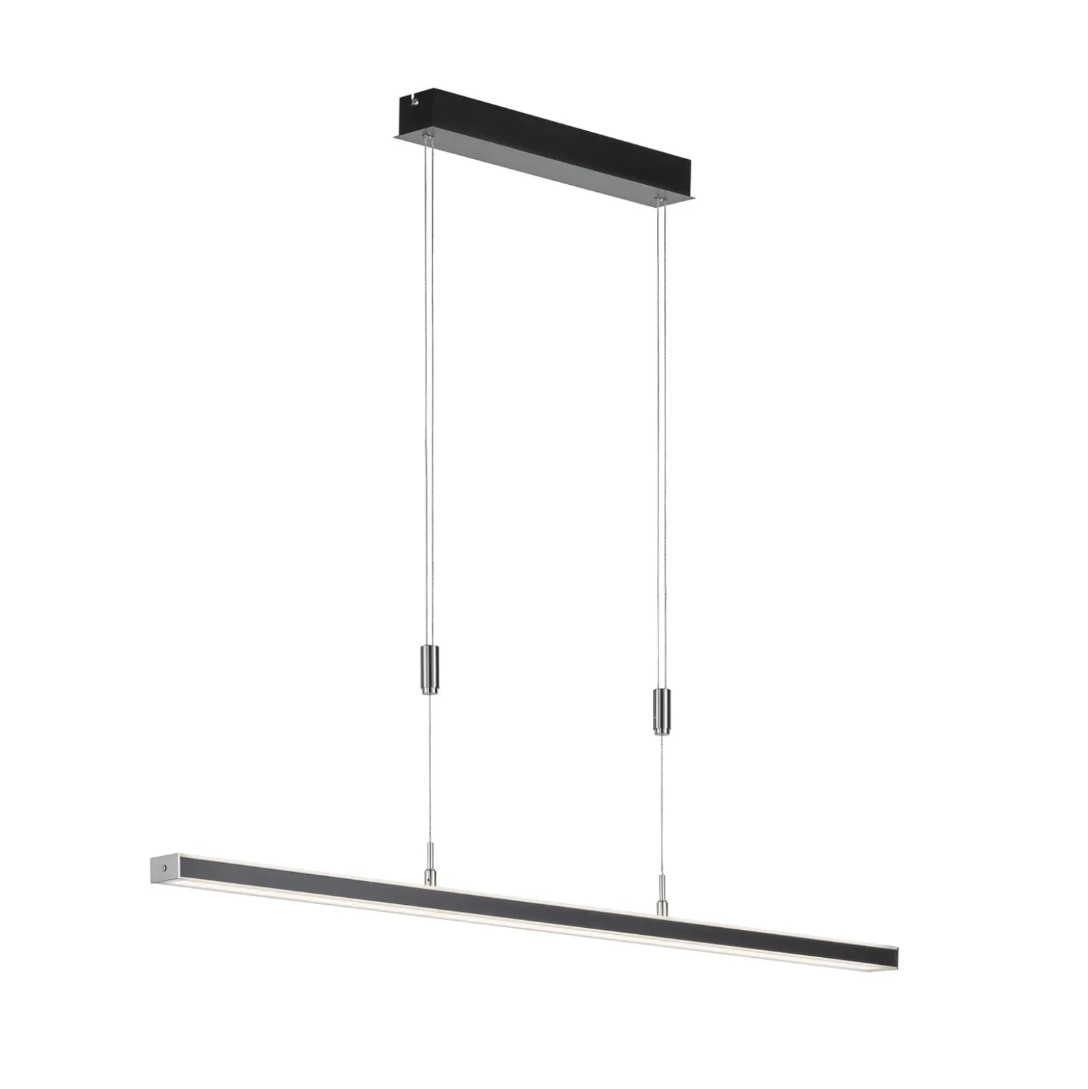 Vitan LED-riippuvalaisin, hiekanmusta, pituus 115 cm, 2-valo, CCT