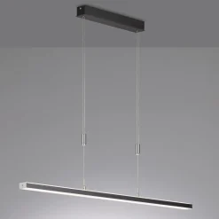 Vitan LED-riippuvalaisin, hiekanmusta, pituus 115 cm, 2-valo, CCT