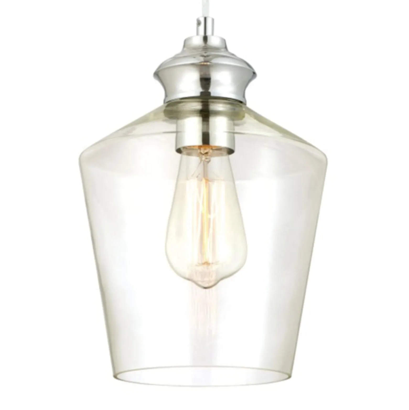 Westinghouse-riippuvalo 6205540, kirkas lasi