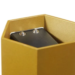 WEVER & DUCRÉ Hexo mini 1.0 Seinävalaisin 11.5cm kultainen