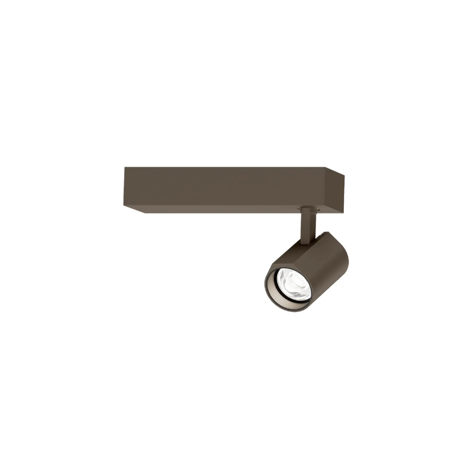 WEVER & DUCRÉ & LED-kattokohdevalo Ceno, pronssi, 2 700 K, 1-lamppuinen