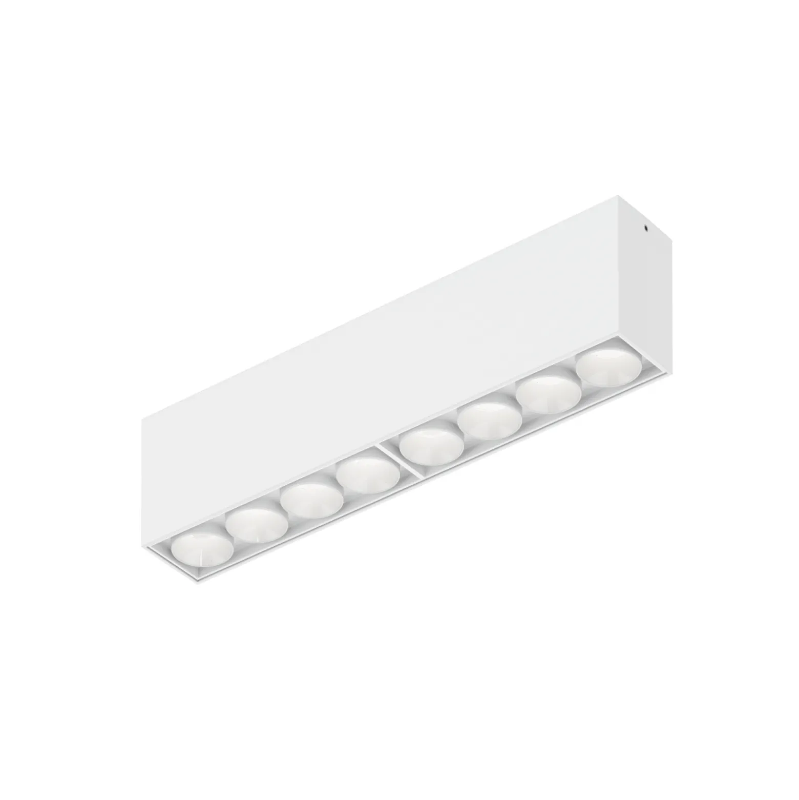 WEVER & DUCRÉ LED-kattovalaisin Linoo 8.0, mattavalkoinen metalli