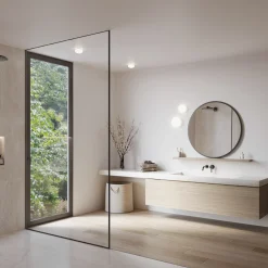 WEVER & DUCRÉ & LED-kattovalaisin Perlez 1.0 Ø 13 cm IP44 2700 K