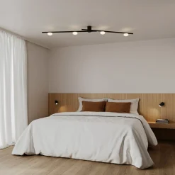 WEVER & DUCRÉ LED-kattovalaisin Perlez Spin 1.0 musta 927