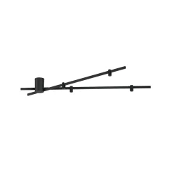 WEVER & DUCRÉ LED-kattovalaisin Trace Spin 1.0 musta 927