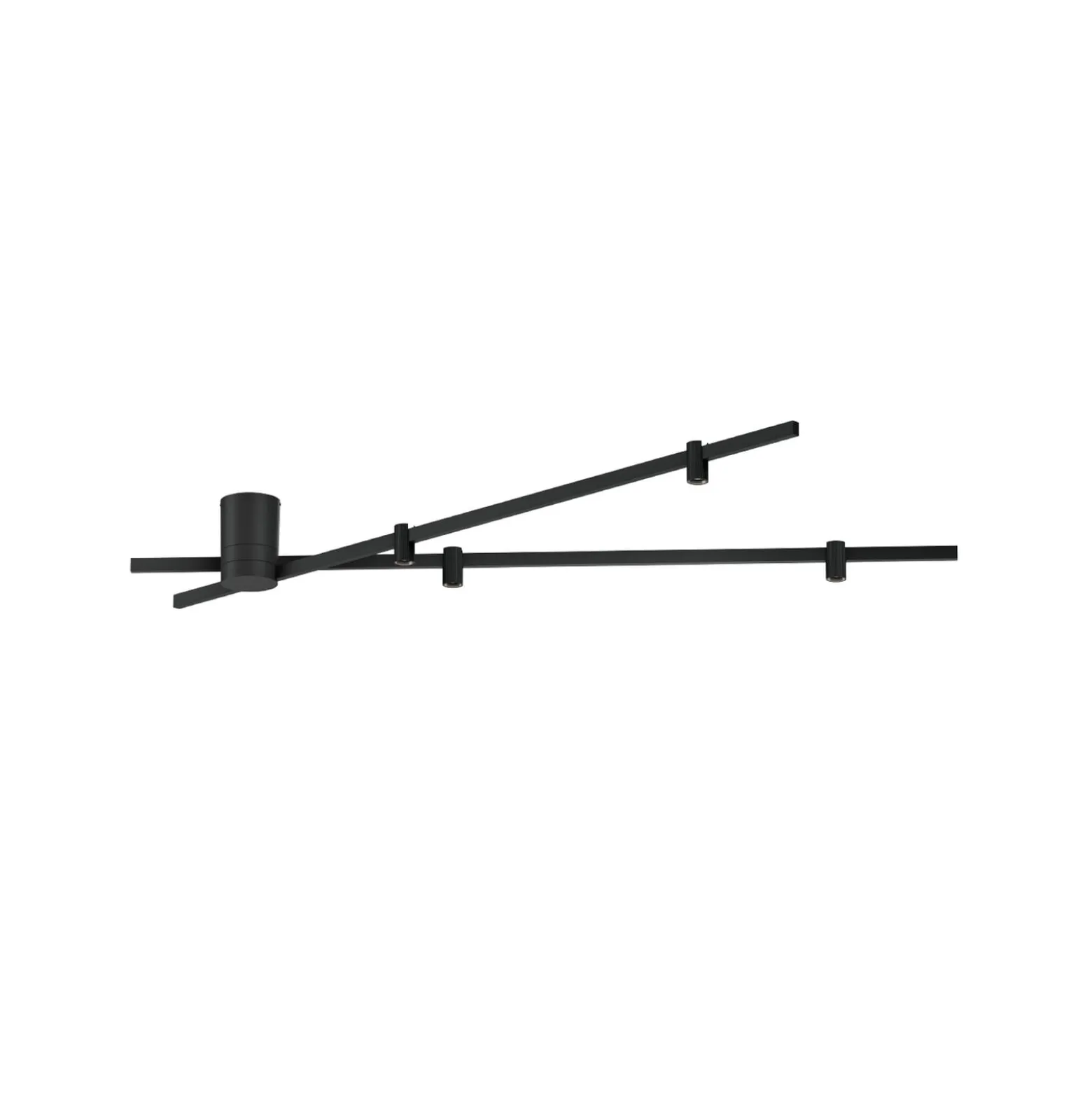 WEVER & DUCRÉ LED-kattovalaisin Trace Spin 1.0 musta 927