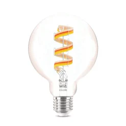 WiZ G95 LED-filamentti globe WiFi E27 6,3W RGBW